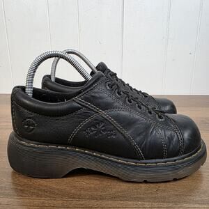 Dr. Martens Daisy 90s/Y2K Shoes Womens Size 8 Black Leather Platform Chunky